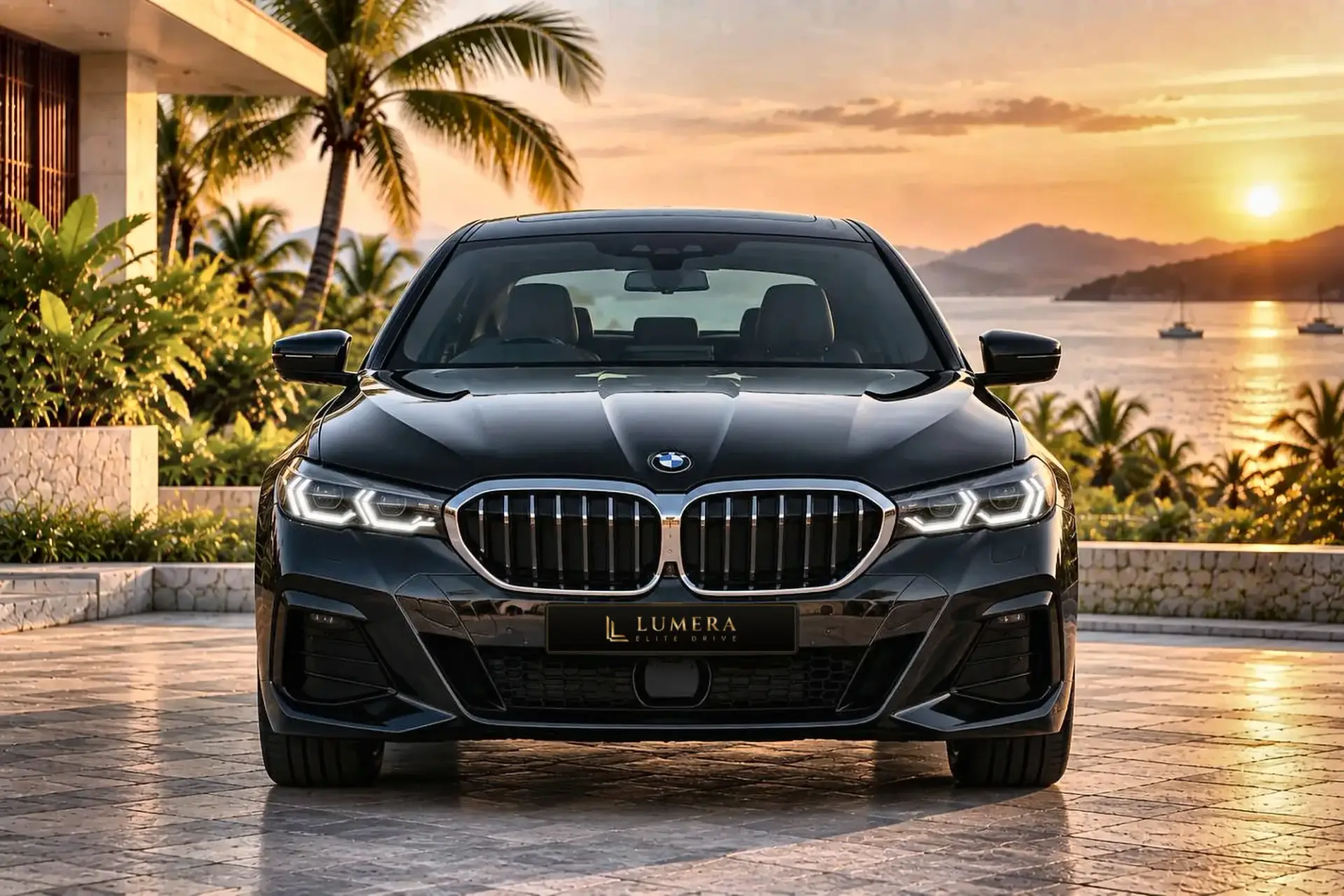 BMW 530e M Sport, чёрная