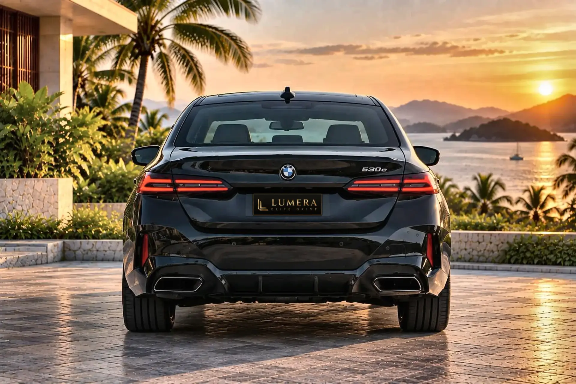 BMW 530e M Sport, чёрная