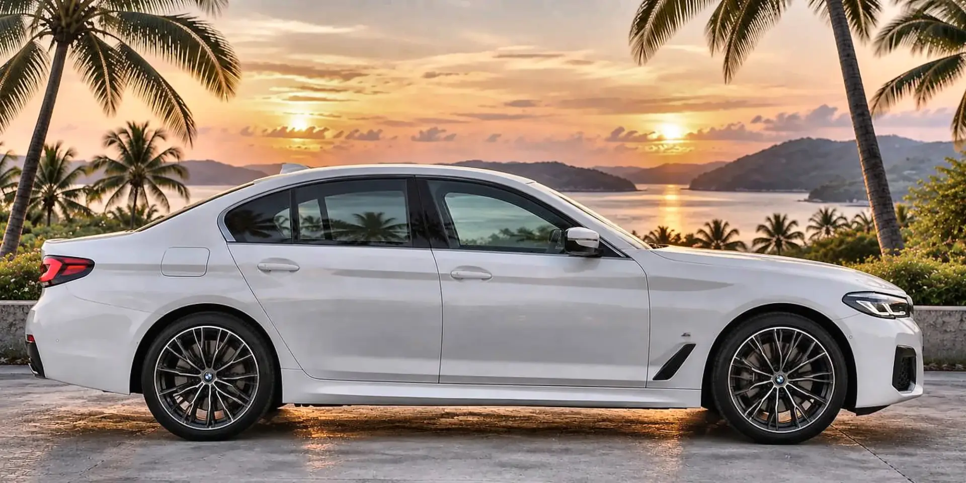 BMW 530e M Sport, белая
