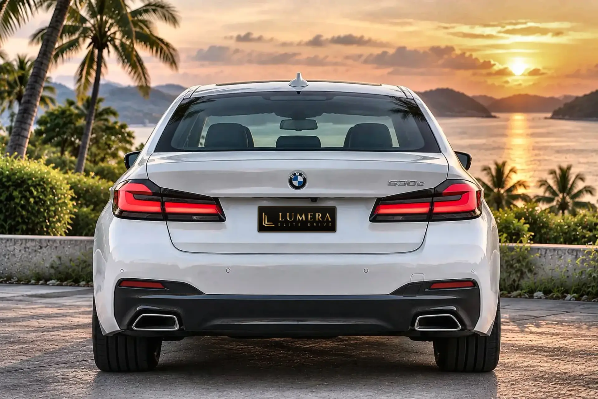 BMW 530e M Sport, белая