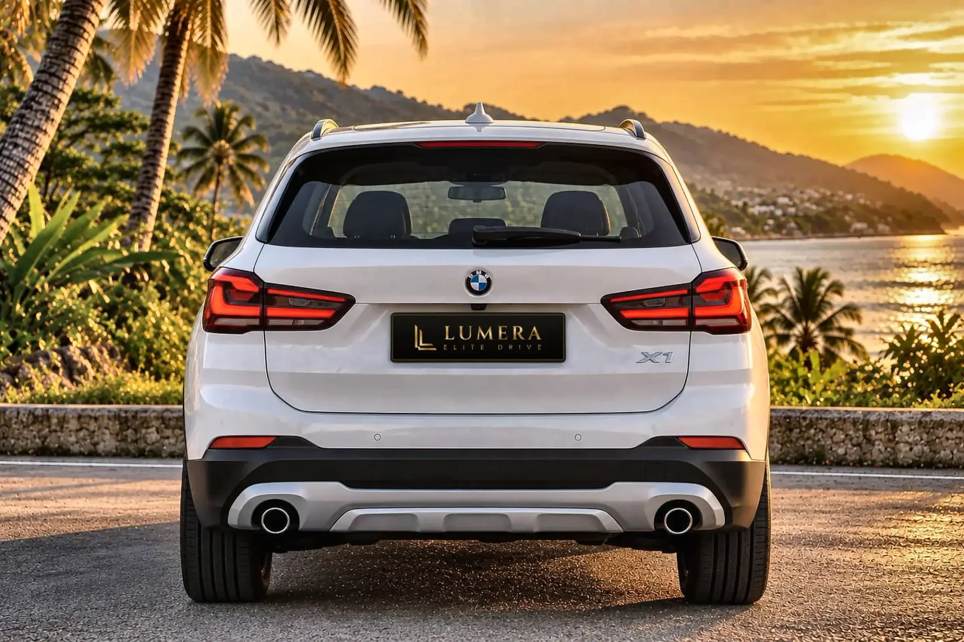 BMW X1, белая