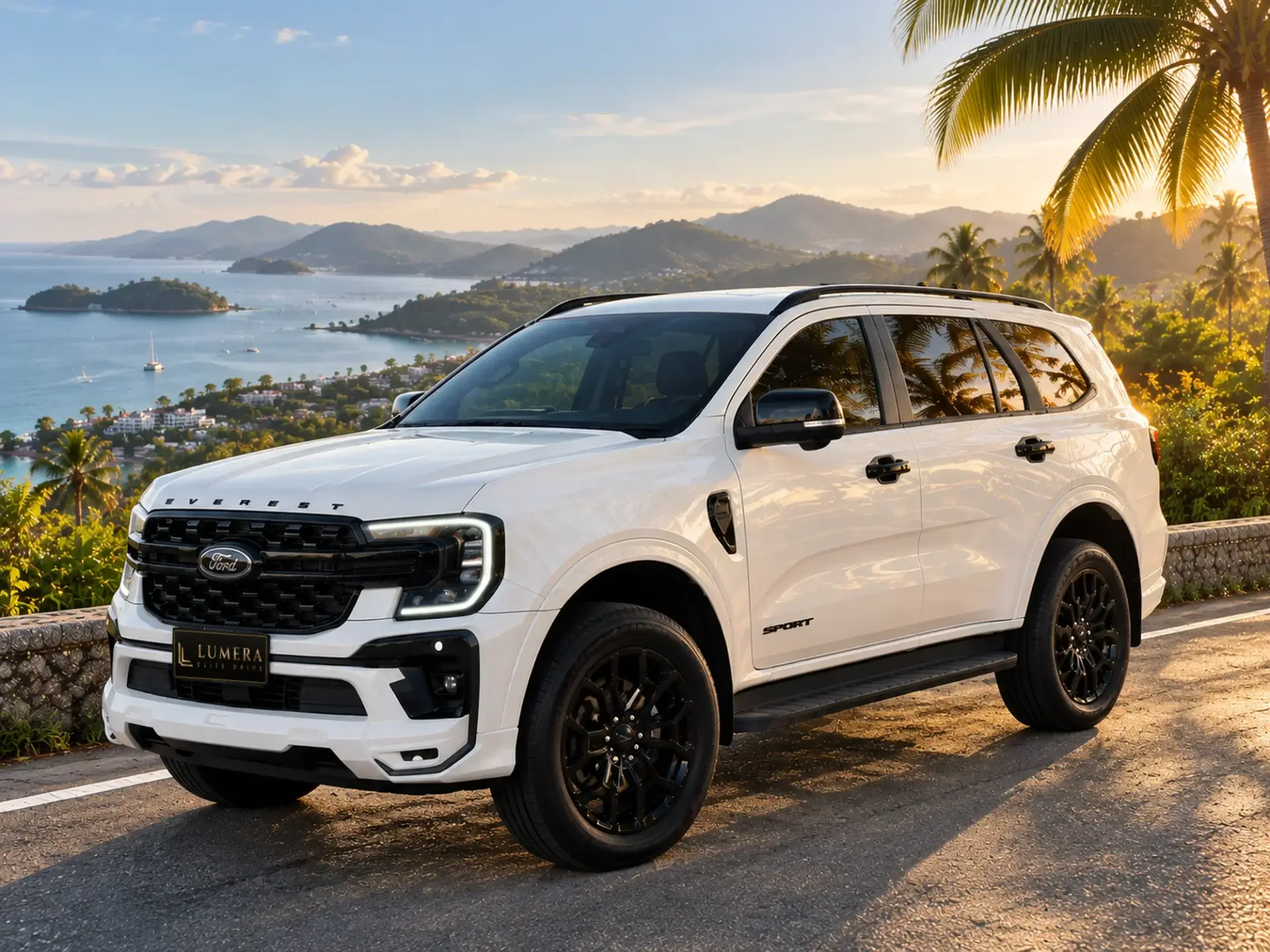 Ford Everest Sport, белая