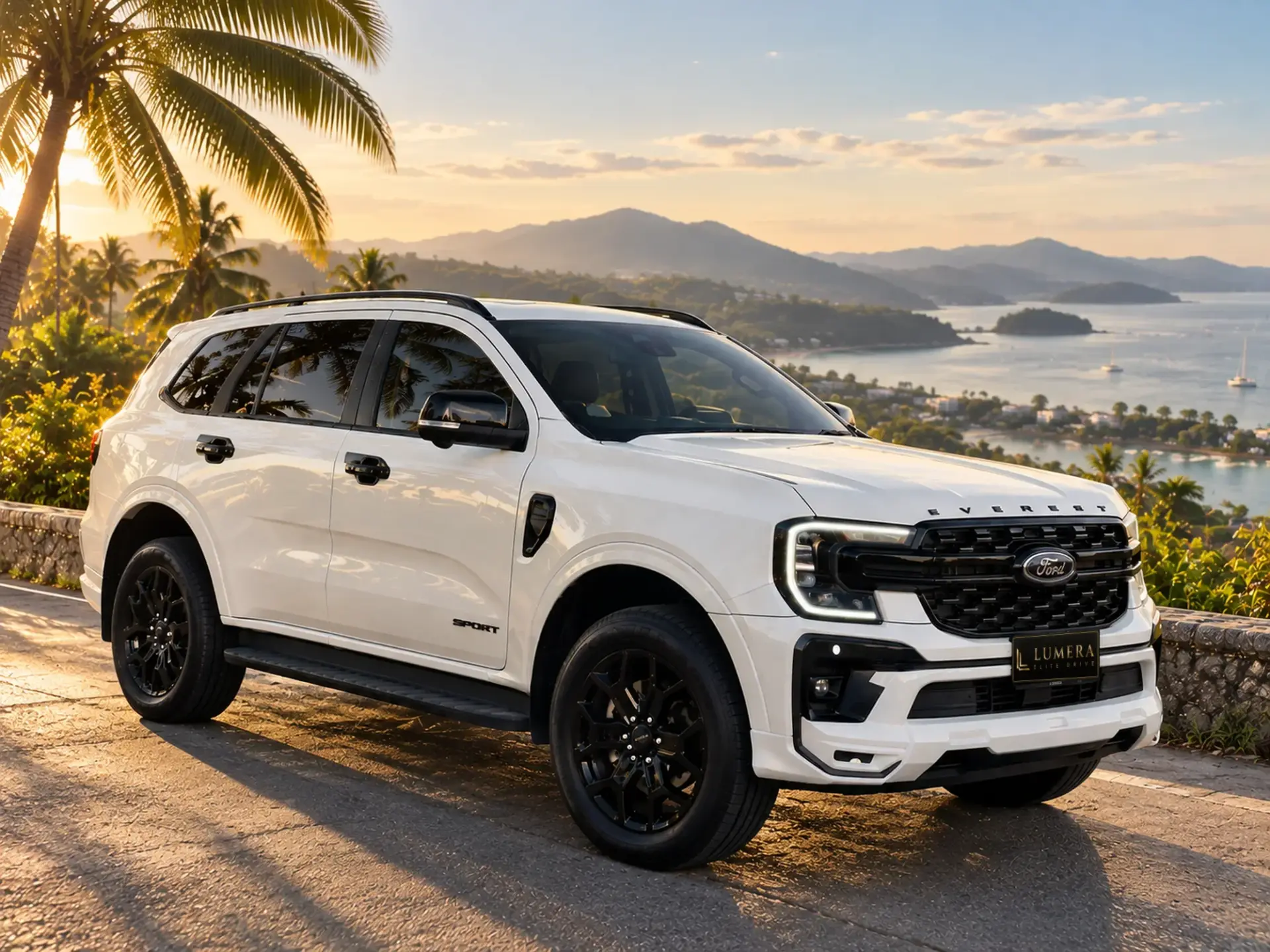 Ford Everest Sport, белая