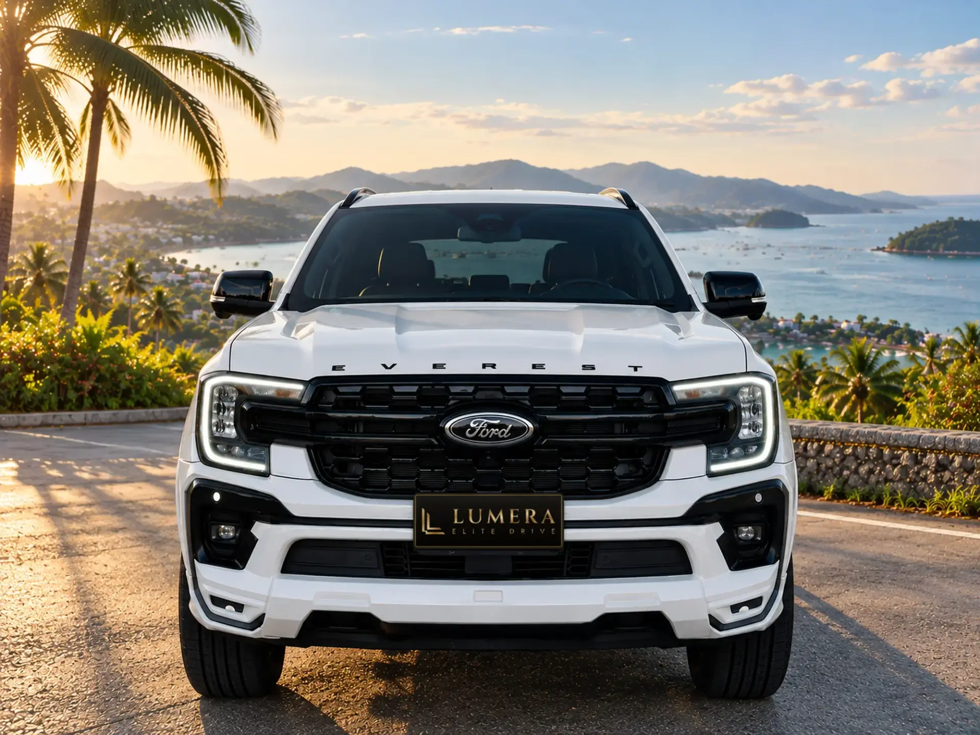 Ford Everest Sport, белая