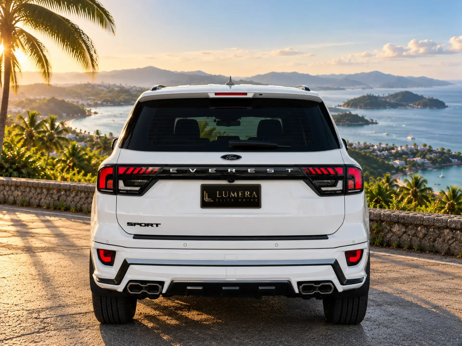Ford Everest Sport, белая