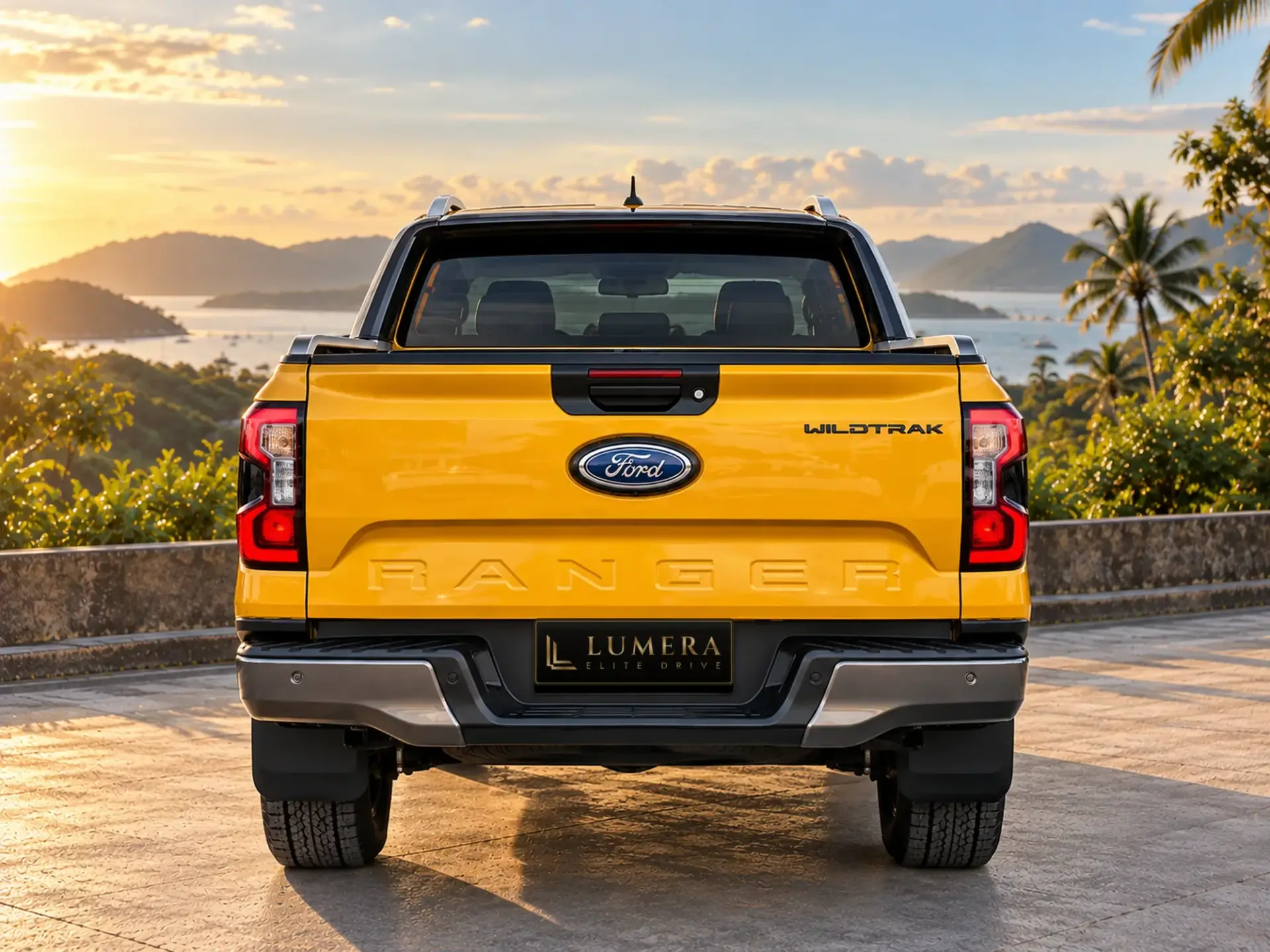 Ford Ranger Wildtrak, оранжевая